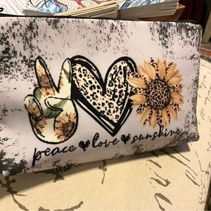 Makeup bag—6 1/2 by 8 1/2